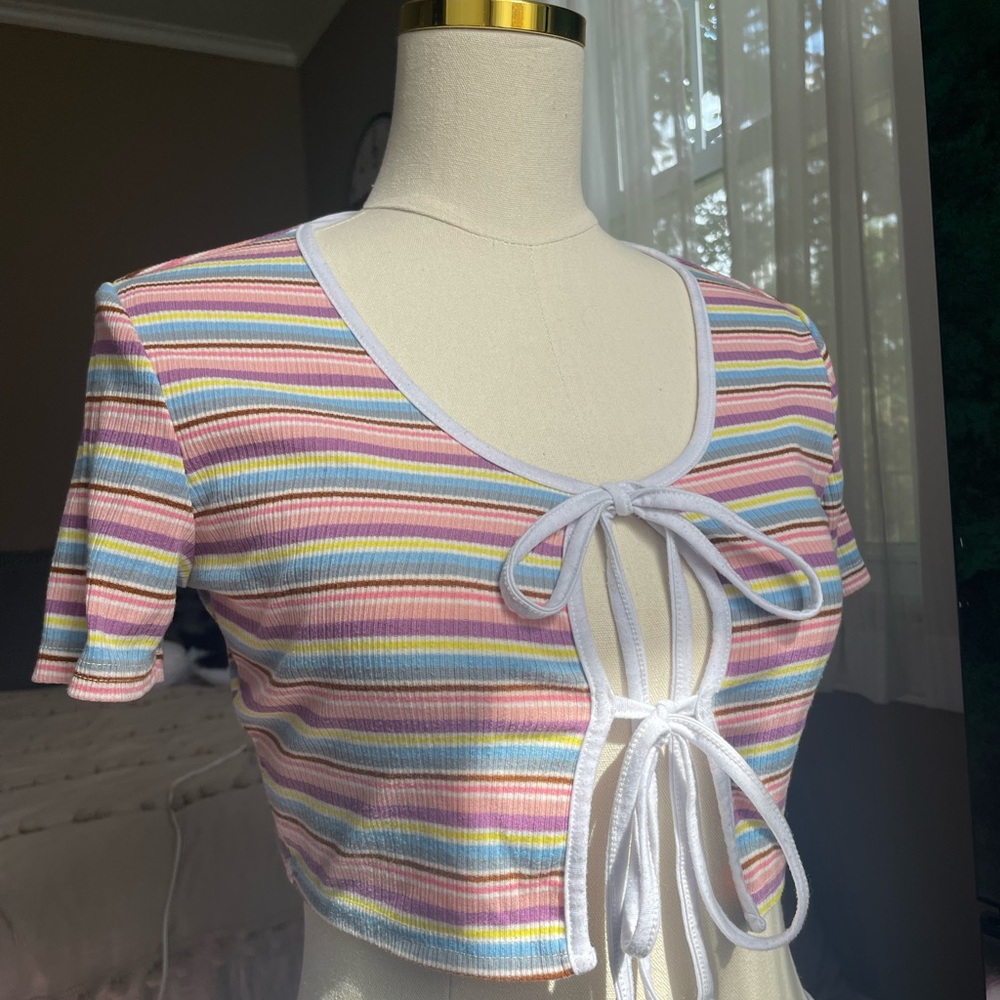 cutesy striped top